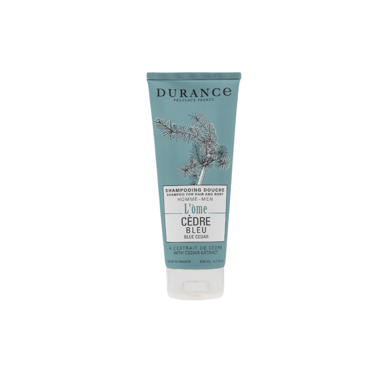 Durance L'Ome Hair & Body Shampoo 200ml - Blue Cedar