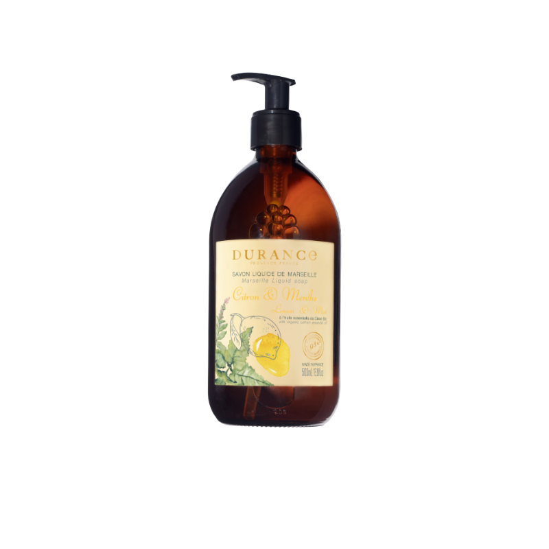 Durance Liquid Soap 500ml - Lemon & Mint