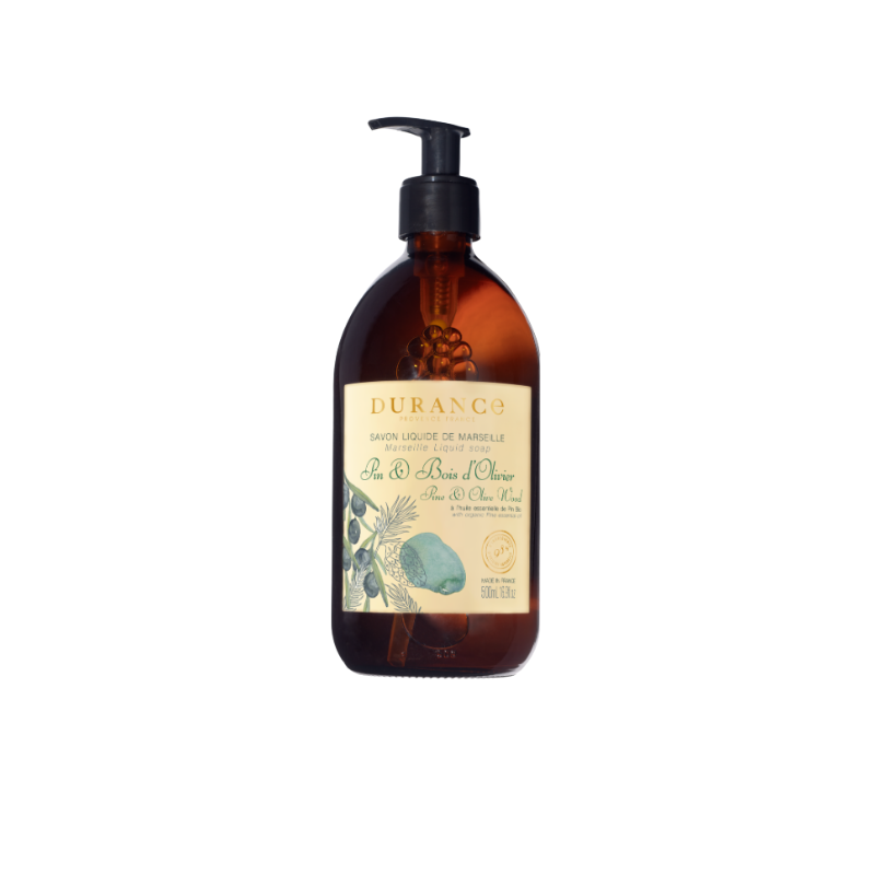 Durance Liquid Soap 500ml - Pine & Olive Wood
