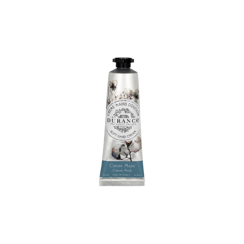Durance Soft Hand Cream 30ml - Cotton Musk