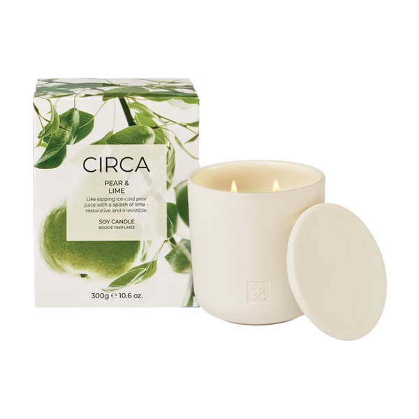 Circa Pear & Lime Soy Candle - 300g