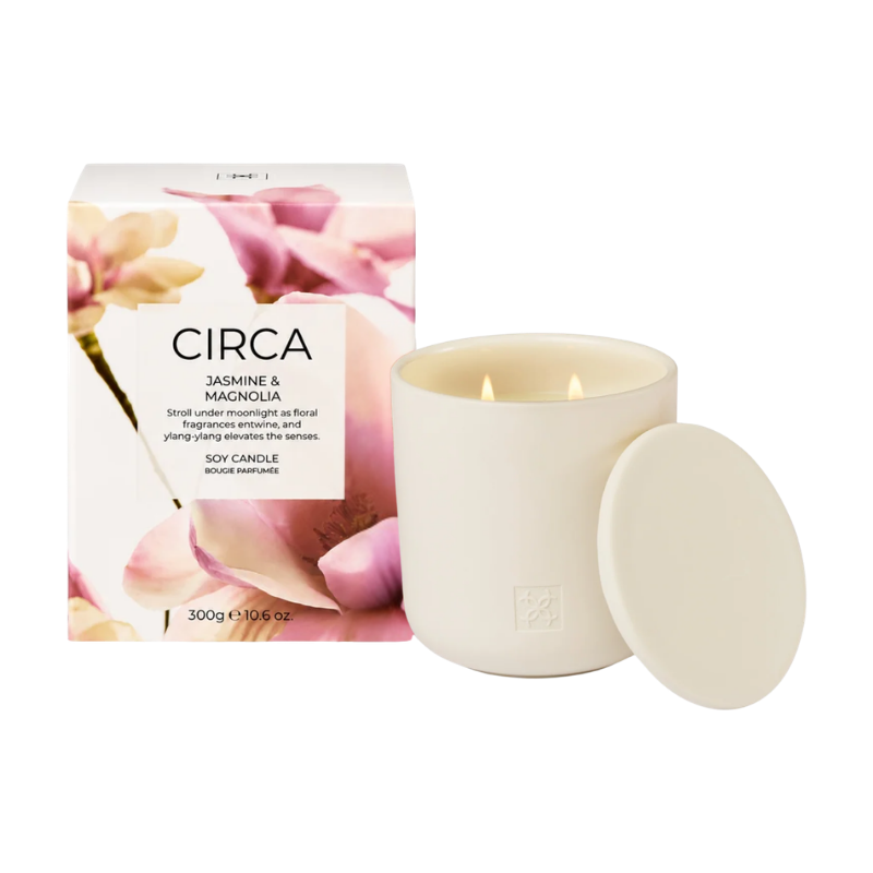 Circa Jasmine & Magnolia Soy Candle - 300g