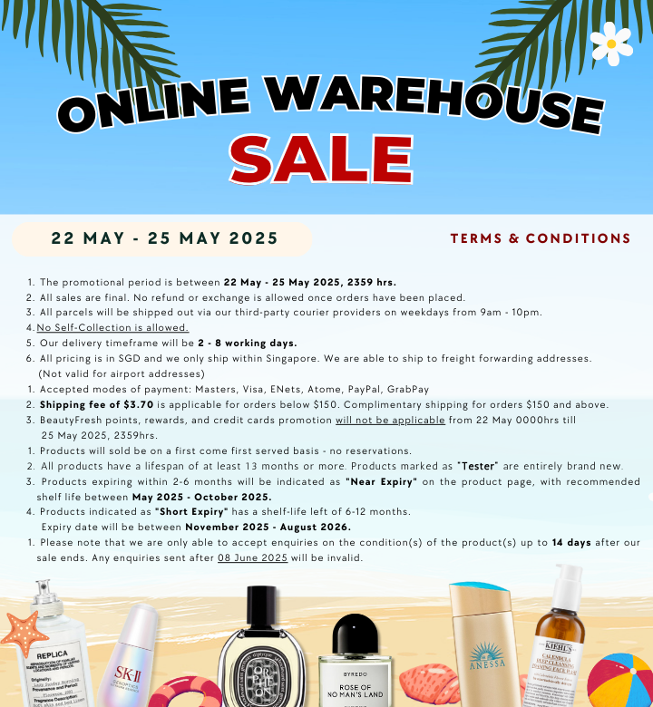 Online Warehouse Sale 2025 T&Cs