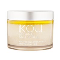 iKOU Organic Salt Scrub - Australian Lemon Myrtle & Tahitian Lime