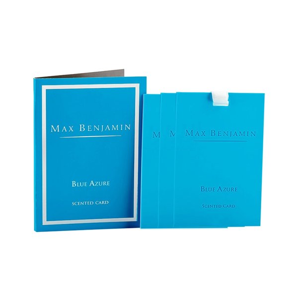 Max Benjamin Classic Scented Card x 3 - Blue Azure