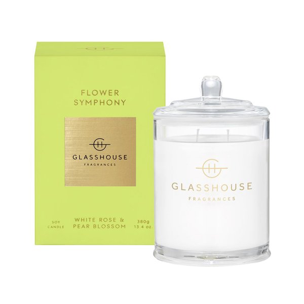 Glasshouse Fragrances Soy Candle 380g - Flower Symphony