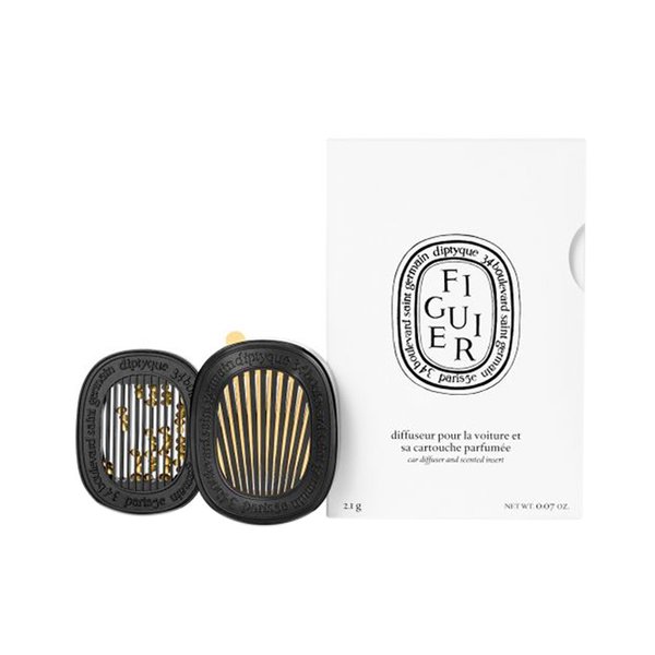 Diptyque Car Diffuser with Figuier Insert (Tester Packaging)