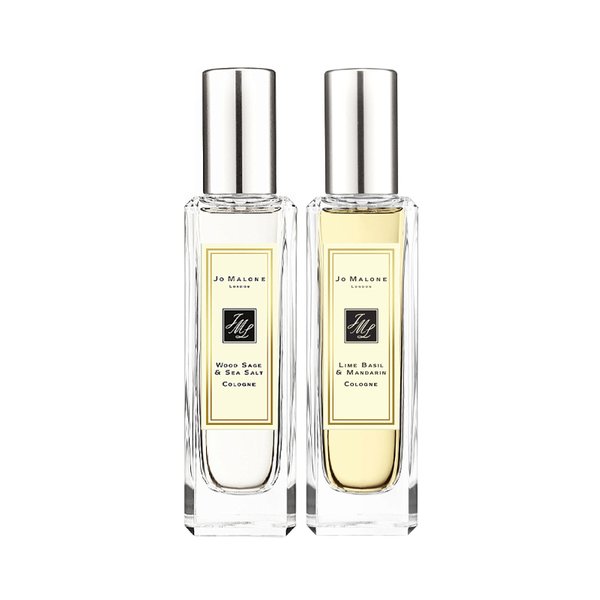 Jo Malone Wood Sage & Sea Salt + Lime Basil & Mandarin Cologne Duo Set - 2 x 30ml