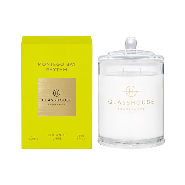 Glasshouse Fragrances Soy Candle - Montego Bay Rhythm 