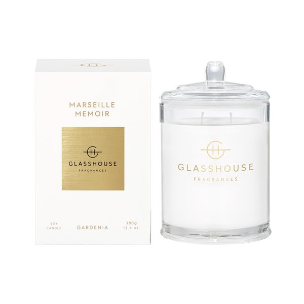 Glasshouse Fragrances Soy Candle - Marseille Memoir 