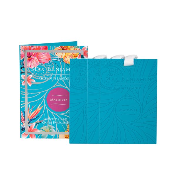 Max Benjamin Ocean Islands Scented Card X 3 - Maldives