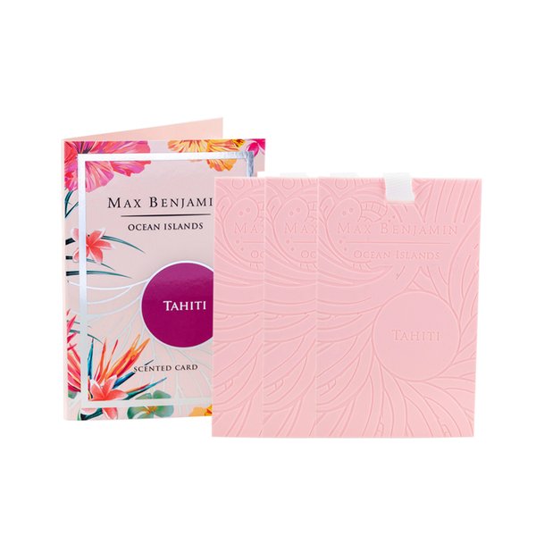 Max Benjamin Ocean Islands Scented Card x 3 - Tahiti