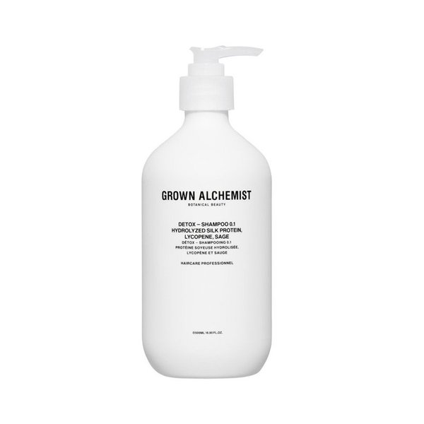 Grown Alchemist Detox - Shampoo 0.1 Hydrolyzed Silk Protein, Lycopene, Sage - 500ml