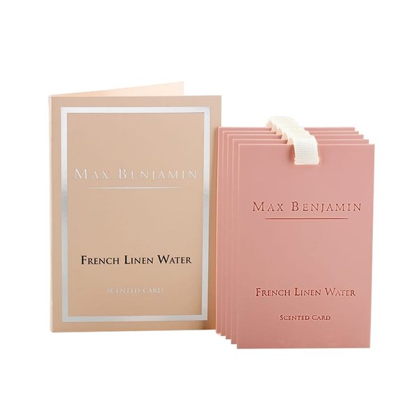 Max Benjamin French Linen Water Scented Card Gift Set
