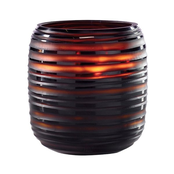 Onno Amber Sphere M Candle - Ginger Fig