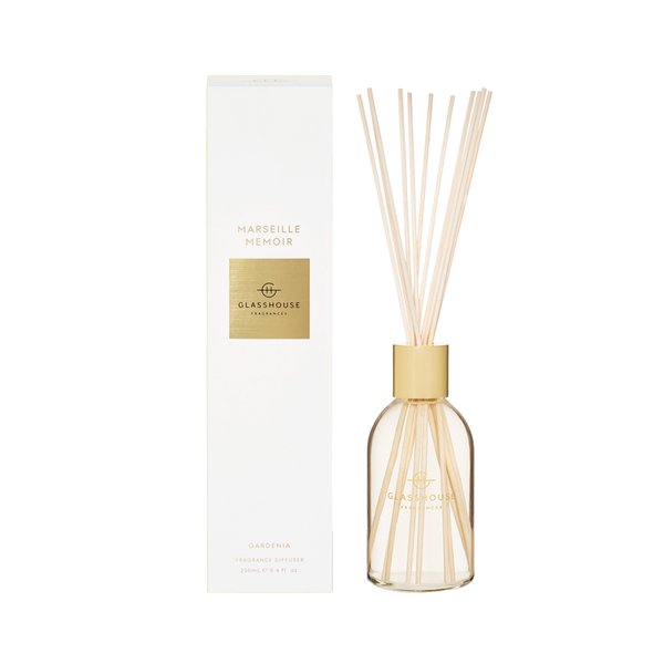 Glasshouse Fragrances Diffuser 250ml - Marseille Memoir 