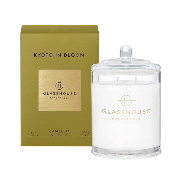 Glasshouse Fragrances Soy Candle - Kyoto in Bloom 