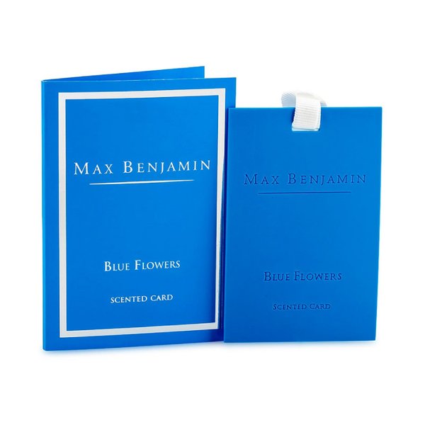 Max Benjamin Scented Card - Blue Flowers