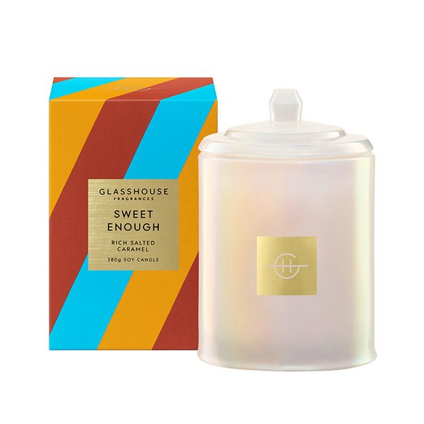 Glasshouse Fragrances Soy Candle 380g - Sweet Enough (Limited Edition)